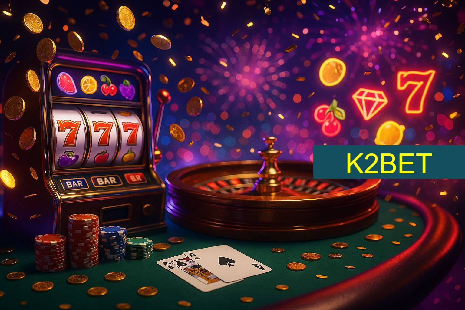 Jogos emocionantes no K2BET